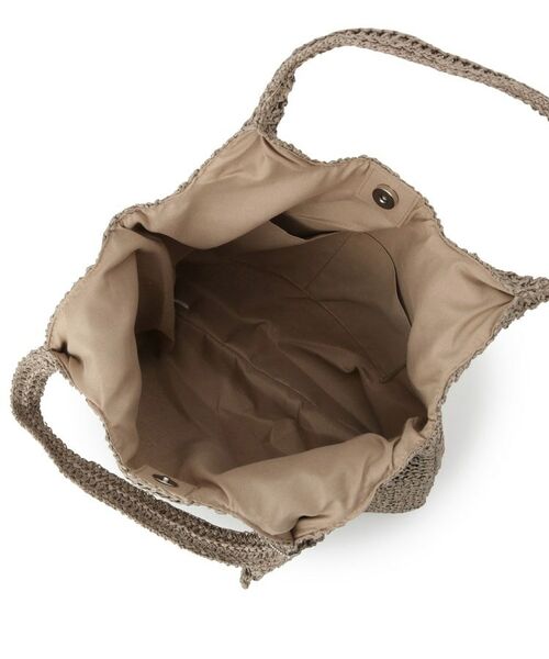 ITS'DEMO / イッツデモ トートバッグ | 雑材フラワーチャームくりてトート | 詳細17