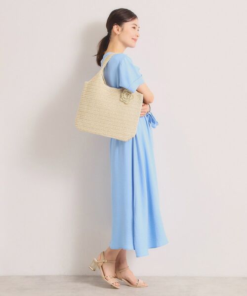 ITS'DEMO / イッツデモ トートバッグ | 雑材フラワーチャームくりてトート | 詳細6