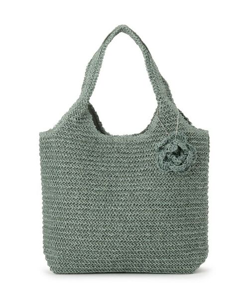 ITS'DEMO / イッツデモ トートバッグ | 雑材フラワーチャームくりてトート | 詳細9