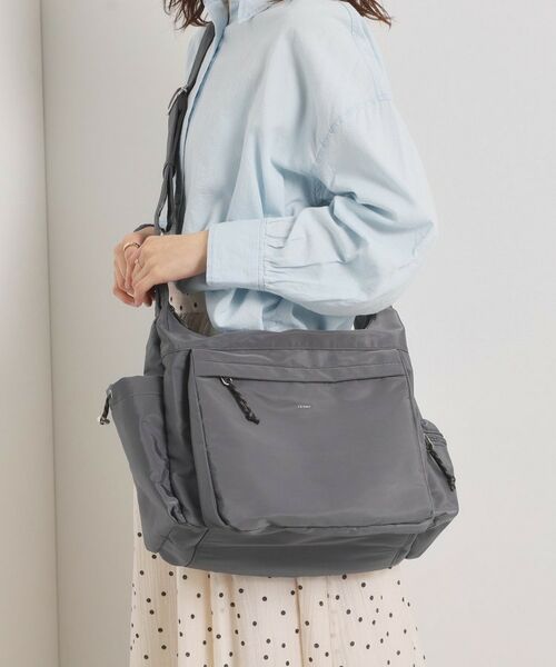 ITS'DEMO / イッツデモ ショルダーバッグ | 【収納アドバイザー監修】トリップ＆マザーショルダー（チャコールグレー(013)）