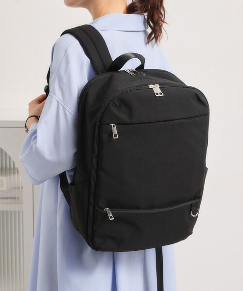 ITS'DEMO / イッツデモ リュック・バックパック | 撥水ツイル12ポケットリュック（ブラック(019)）