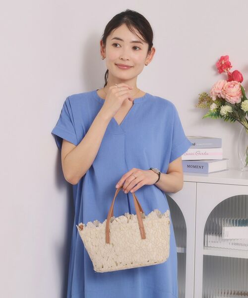 ITS'DEMO / イッツデモ トートバッグ | レース2WAYトート | 詳細1