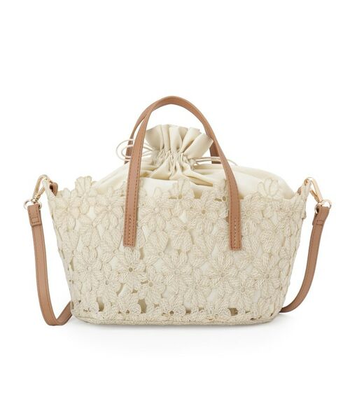 ITS'DEMO / イッツデモ トートバッグ | レース2WAYトート | 詳細11