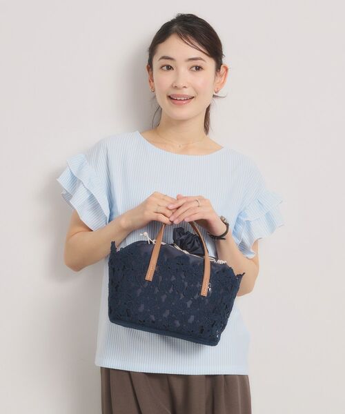 ITS'DEMO / イッツデモ トートバッグ | レース2WAYトート | 詳細5