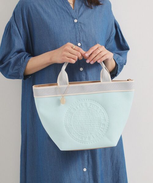 ITS'DEMO / イッツデモ トートバッグ | 舟形トート（サックスブルー(090)）