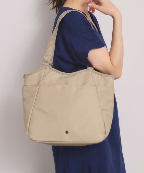ITS'DEMO / イッツデモ トートバッグ | 撥水12ポケットコンビトート（ベージュ(052)）