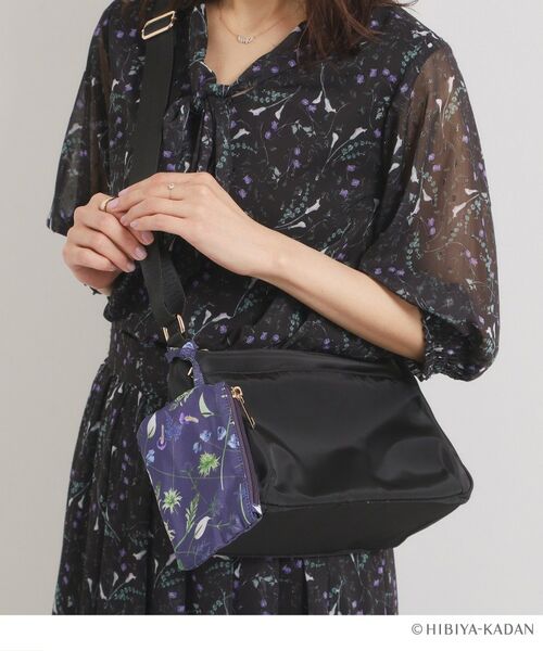 ITS'DEMO / イッツデモ ショルダーバッグ | 【ITS’DEMO × HIBIYA－KADAN】ポーチ付きショルダー（ブラック(019)）