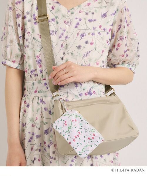 ITS'DEMO / イッツデモ ショルダーバッグ | 【ITS’DEMO × HIBIYA－KADAN】ポーチ付きショルダー（ライトベージュ(051)）