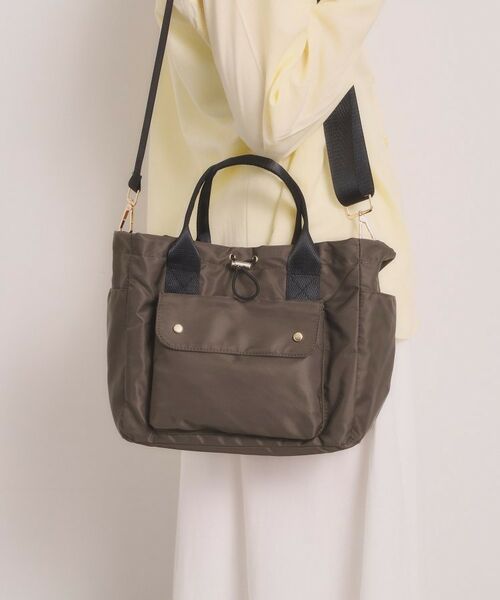 ITS'DEMO / イッツデモ トートバッグ | ドローラ2wayB5トート（チャコールグレー(014)）