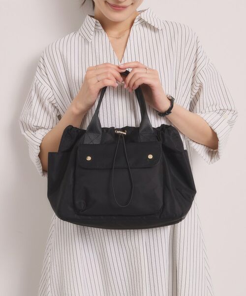 ITS'DEMO / イッツデモ トートバッグ | ドローラ2wayB5トート（ブラック(019)）