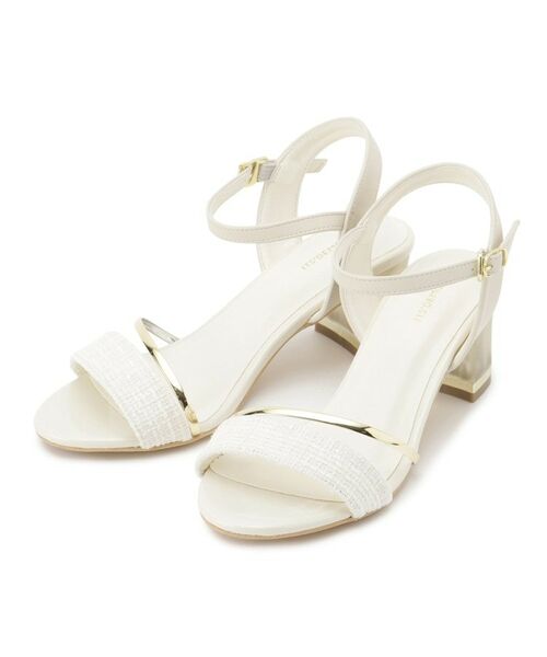 ITS'DEMO / イッツデモ サンダル | クリアヒールサンダル（アイボリー(004)）
