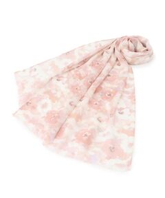 ITS'DEMO / イッツデモ マフラー・ショール・スヌード・ストール | 【UV／接触冷感】水彩花柄ぼかしストール