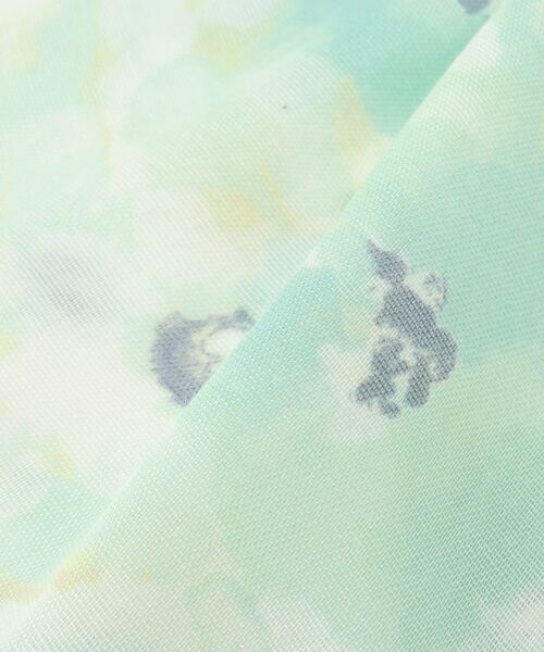 ITS'DEMO / イッツデモ マフラー・ショール・スヌード・ストール | 【UV／接触冷感】水彩花柄ぼかしストール | 詳細3