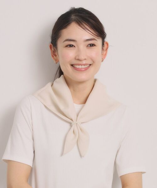 ITS'DEMO / イッツデモ バンダナ・スカーフ | 【UVケア】箱入りリング付き刺繍スカーフ | 詳細5