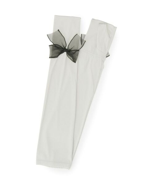 ITS'DEMO / イッツデモ 手袋 | 【接触冷感／洗濯可】オーガンジーリボンUVグローブ（グレー(012)）