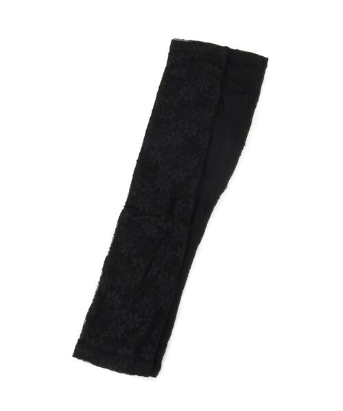 ITS'DEMO / イッツデモ 手袋 | 【接触冷感／洗濯可】総レースUVグローブ（ブラック(019)）