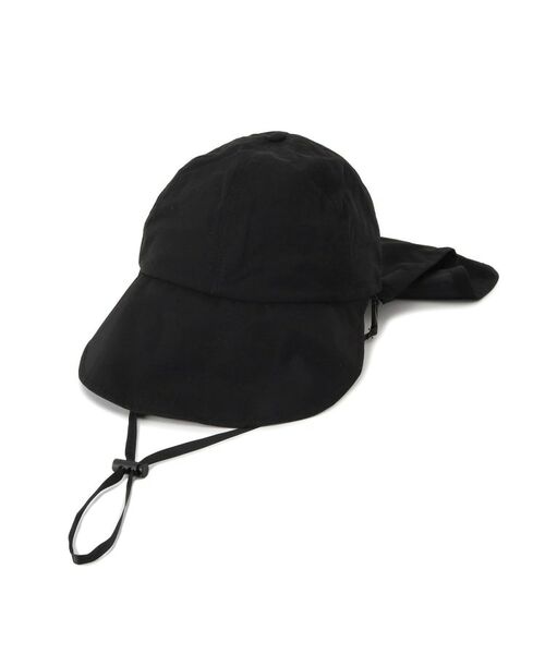 ITS'DEMO / イッツデモ キャップ | 【撥水／冷感】タレ付きUVワイドキャップ（ブラック(019)）