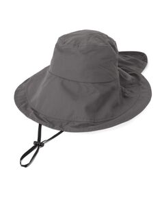 ITS'DEMO / イッツデモ ハット | 【撥水／冷感】タレ付きUVツバ広ハット