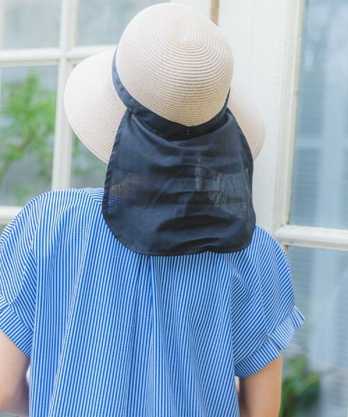 ITS'DEMO / イッツデモ ハット | 【UV／2way／速乾抗菌】ウォッシュブレードタレ付きハット | 詳細2