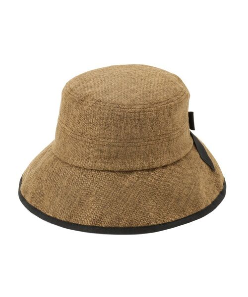 ITS'DEMO / イッツデモ ハット | 【UVケア】ジュート風スリットハット（ブラウン(043)）