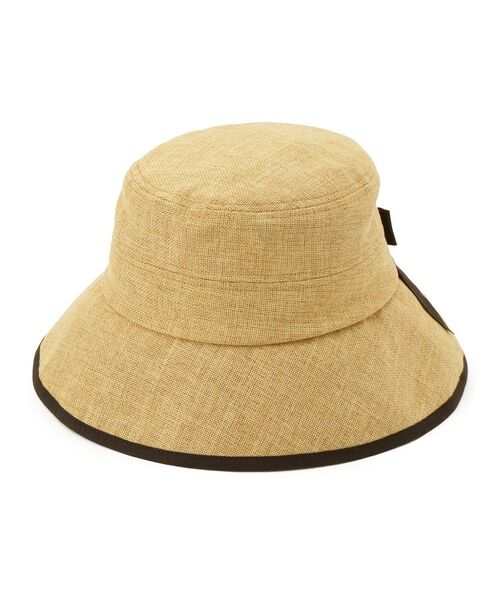 ITS'DEMO / イッツデモ ハット | 【UVケア】ジュート風スリットハット（ベージュ(052)）