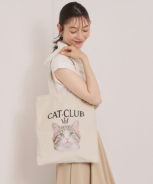 ITS'DEMO / イッツデモ トートバッグ | CAT CLUBキャンバストート（ブラック(119)）