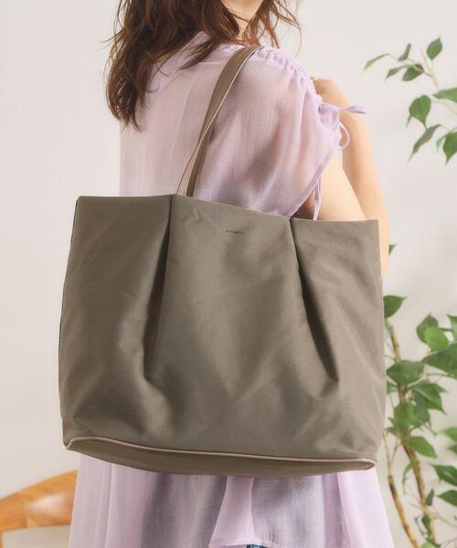 ITS'DEMO / イッツデモ トートバッグ | 【整理収納アドバイザー監修】軽量撥水A4トート（チャコールグレー(014)）