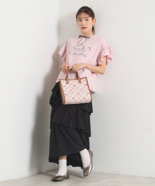 ITS'DEMO / イッツデモ カットソー | <Philly chocolateコラボ>リボンTシャツ | 詳細7