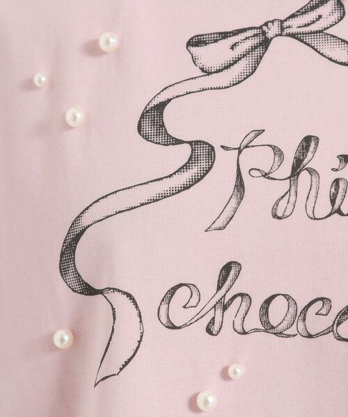 ITS'DEMO / イッツデモ カットソー | <Philly chocolateコラボ>リボンTシャツ | 詳細8