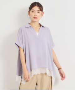 ITS'DEMO / イッツデモ シャツ・ブラウス | 裾レーススキッパーブラウス