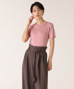 ベーシックコットンTシャツ《スビン綿MIXフライス》