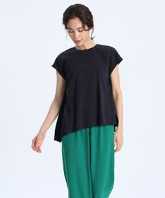 I.T.'S. international / イッツインターナショナル Tシャツ | アシンメトリーカットソー《SUPER COOL TOUCH COTTON》