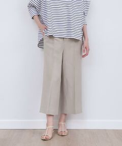 I.T.'S. international / イッツインターナショナル その他パンツ | 麻レーヨンワイドクロップドパンツ