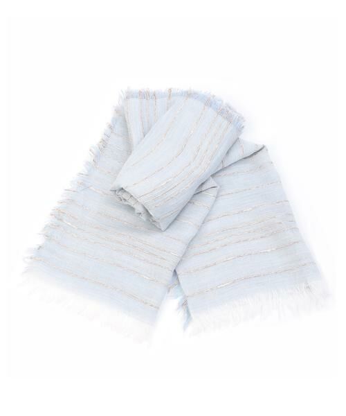 I.T.'S. international / イッツインターナショナル マフラー・ショール・スヌード・ストール | フリンジ大判ストール | 詳細1