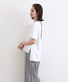 《コラボSTORY》絶妙バックロングの旬顔後ろジップTシャツ