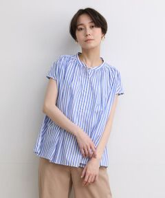 I.T.'S. international / イッツインターナショナル シャツ・ブラウス | ストライプギャザーブラウス