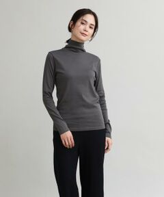 I.T.'S. international / イッツインターナショナル カットソー | ハイネックカットソー《スビン綿MIXフライス》