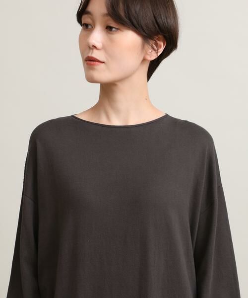 I.T.'S. international / イッツインターナショナル ミニ丈・ひざ丈ワンピース | ロングニットワンピース《オーガニックコットン》 | 詳細11