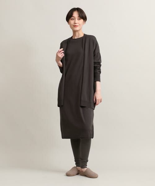 I.T.'S. international / イッツインターナショナル カーディガン・ボレロ | 着流しロングカーディガン《オーガニックコットン》 | 詳細14