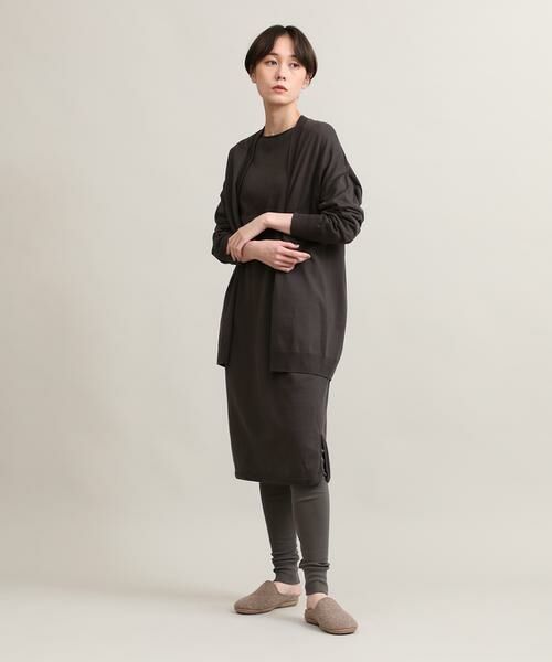 I.T.'S. international / イッツインターナショナル カーディガン・ボレロ | 着流しロングカーディガン《オーガニックコットン》 | 詳細15