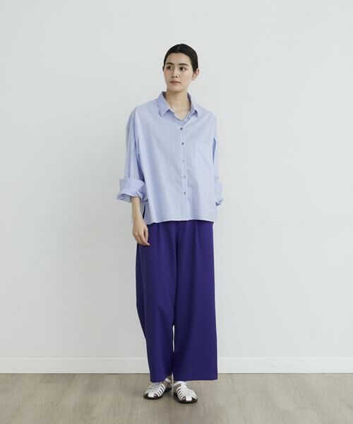 I.T.'S. international / イッツインターナショナル シャツ・ブラウス | レギュラーカラーシャツ《スビン綿MIXローン》 | 詳細10