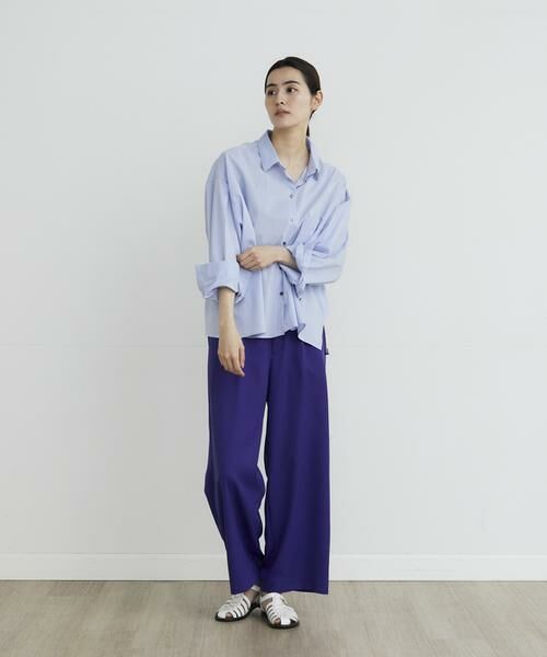 I.T.'S. international / イッツインターナショナル シャツ・ブラウス | レギュラーカラーシャツ《スビン綿MIXローン》 | 詳細11