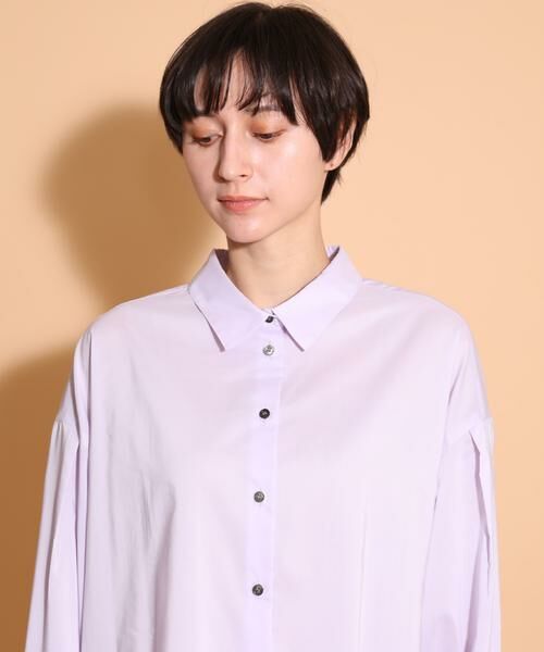 I.T.'S. international / イッツインターナショナル シャツ・ブラウス | レギュラーカラーシャツ《スビン綿MIXローン》 | 詳細14