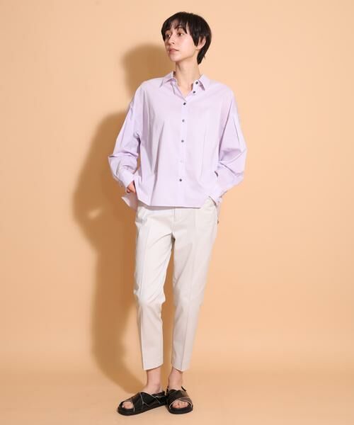 I.T.'S. international / イッツインターナショナル シャツ・ブラウス | レギュラーカラーシャツ《スビン綿MIXローン》 | 詳細2
