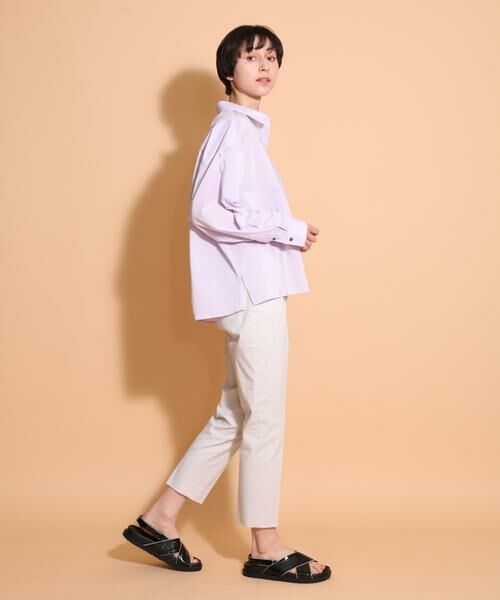 I.T.'S. international / イッツインターナショナル シャツ・ブラウス | レギュラーカラーシャツ《スビン綿MIXローン》 | 詳細3