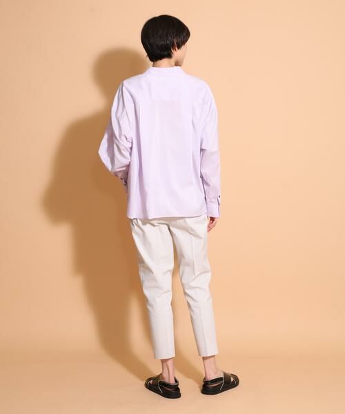 I.T.'S. international / イッツインターナショナル シャツ・ブラウス | レギュラーカラーシャツ《スビン綿MIXローン》 | 詳細4