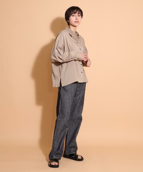 I.T.'S. international / イッツインターナショナル シャツ・ブラウス | レギュラーカラーシャツ《スビン綿MIXローン》 | 詳細6