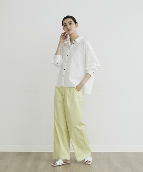 I.T.'S. international / イッツインターナショナル シャツ・ブラウス | レギュラーカラーシャツ《スビン綿MIXローン》 | 詳細9