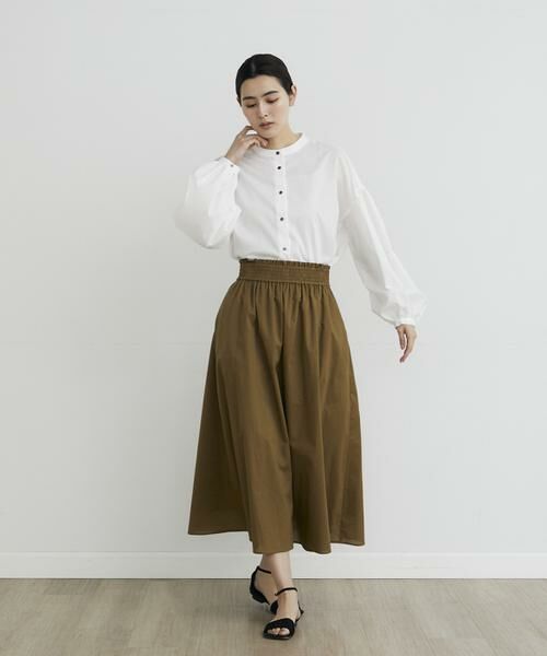 I.T.'S. international / イッツインターナショナル シャツ・ブラウス | 華やかニュアンスブラウス《スビン綿MIXローン》 | 詳細10