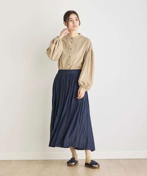 I.T.'S. international / イッツインターナショナル シャツ・ブラウス | 華やかニュアンスブラウス《スビン綿MIXローン》 | 詳細11